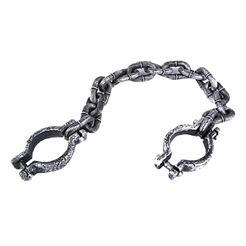BEAHING Halloween Requisis Gefangene Kette Handgelenk Fesseln Lustige Spielzeug für Halloween Party Wohnhäuser Gefängnishandschellen Requisiten 1 Pack Gefängnis Handschellen Requisiten Toysandgames BEAHING Halloween Requisis Gefangene Kette Handgelenk Fesseln Lustige Spielzeug für Halloween Party Wohnhäuser Gefängnishandschellen Requisiten 1 Pack Gefängnis Handschellen Requisiten Toysandgames von BEAHING