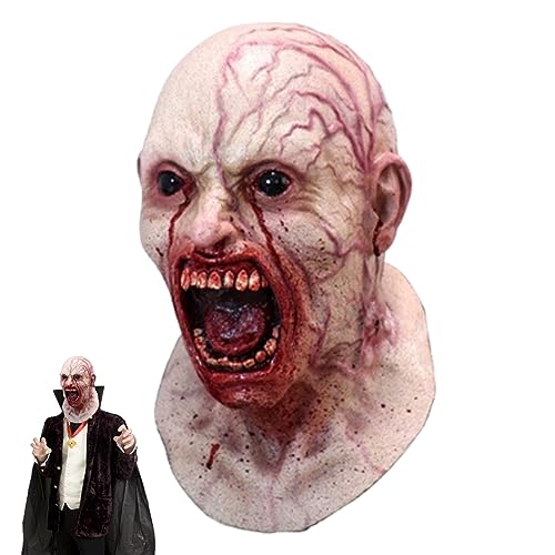 BEAHING Horrormasken, Halloween Horrormaske 16.54x11.02 Zoll Halloween Evil Monster Dämon -Gruselmaske für den täglichen Gebrauch BEAHING Horrormasken, Halloween Horrormaske 16.54x11.02 Zoll Halloween Evil Monster Dämon -Gruselmaske für den täglichen Gebrauch von BEAHING
