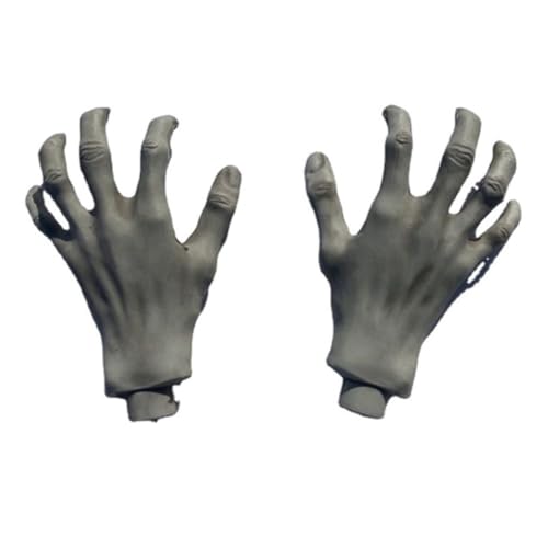 BEAHING Realistische Hände, Halloween Horror Requisiten realistische Zombie -Hände Terror Dekoration für Partygarten zufällige Farbe für Urlaubsdekoration BEAHING Realistische Hände, Halloween Horror Requisiten realistische Zombie -Hände Terror Dekoration für Partygarten zufällige Farbe für Urlaubsdekoration von BEAHING