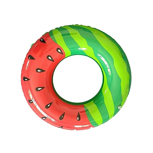 BEALIFE Bunte Fruchtringschwimmer für EIN aufregendes Schwimmbaderlebnis. Besseres, langlebiges PVC Schwimmringschwimmen, Wassermelone mit Schale von BEALIFE