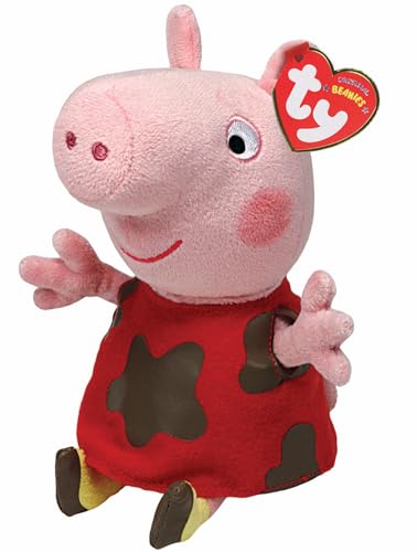 TY Peppa Pig Matschepfützen Beanie Regular 15CM – Weiches Plüschtier für Kinder – Kuscheliger Stoffbär – Sammlerstück – Plüschspielzeug für Jungen & Mädchen TY Peppa Pig Matschepfützen Beanie Regular 15CM – Weiches Plüschtier für Kinder – Kuscheliger Stoffbär – Sammlerstück – Plüschspielzeug für Jungen & Mädchen von TY