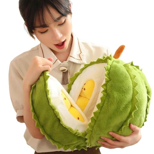 BEAUTYC Stofftier Durian Puppe Abnehmbare Tränenplüsch -Spielzeugpuppe Dekompression Kreative Simulation Peel Obst-25 cm*25 cm BEAUTYC Stofftier Durian Puppe Abnehmbare Tränenplüsch -Spielzeugpuppe Dekompression Kreative Simulation Peel Obst-25 cm*25 cm von BEAUTYC