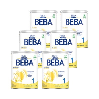 Nestlé BEBA 1 Anfangsmilch von Geburt an 6x800g Nestlé BEBA 1 Anfangsmilch von Geburt an 6x800g von Nestle Beba