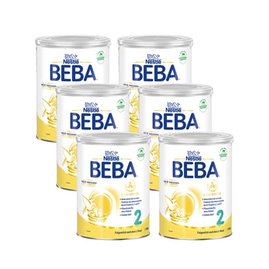 Nestlé BEBA 2 Folgemilch nach dem 6. Monat 6x800g Nestlé BEBA 2 Folgemilch nach dem 6. Monat 6x800g von Nestle Beba