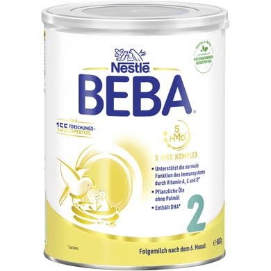 Nestlé BEBA 2 Folgemilch nach dem 6. Monat 1x800g Nestlé BEBA 2 Folgemilch nach dem 6. Monat 1x800g von Nestle Beba