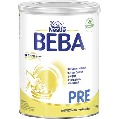 Nestlé BEBA PRE Anfangsmilch von Geburt an 1x800g Nestlé BEBA PRE Anfangsmilch von Geburt an 1x800g von Nestle Beba