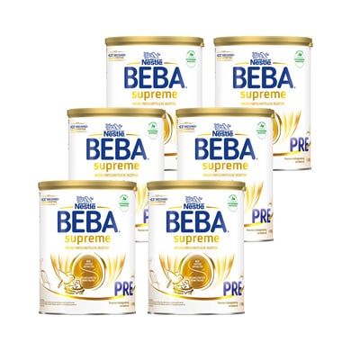 Nestlé BEBA SUPREME PRE Anfangsmilch von Geburt an 6x800g Nestlé BEBA SUPREME PRE Anfangsmilch von Geburt an 6x800g von Nestle Beba