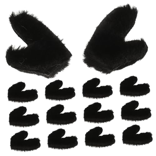 50 Stück kleines Geweih Stirnband Haarnadeln DIY Kopfschmuck Hirsch Horn Geweih Dekorationen DIY Haarband Hirsch Horn Haarband Herstellung Hirsch Horn Hirsch Geweih Schwarz Tuch von BEBEMOKO