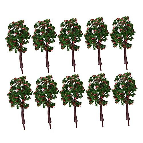BEBEMOKO 10 Stück Modell Landschaftsbaum Simulation Dekoration DIY für Mikro Landschaftsdesign Innenräume und Projekte von BEBEMOKO