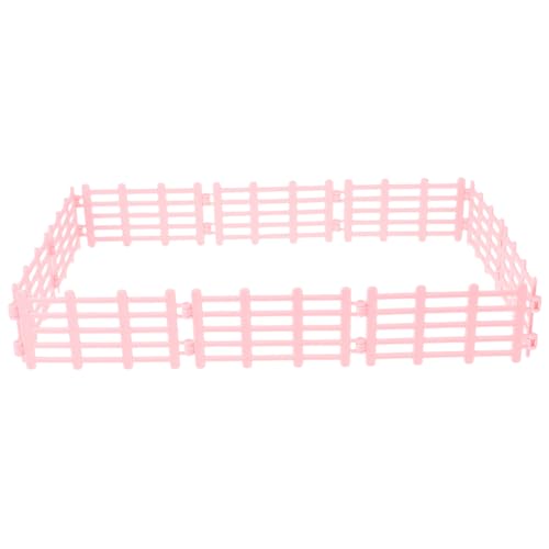 BEBEMOKO 10pcs Mini Fence Model Mini Farm Fence Fence Farm Animals Fence Figures Decorative Miniature Fence Dollhouse Garden Fence Kit Miniature Garden Decor Miniature Garden Fence Pink Plastic BEBEMOKO 10pcs Mini Fence Model Mini Farm Fence Fence Farm Animals Fence Figures Decorative Miniature Fence Dollhouse Garden Fence Kit Miniature Garden Decor Miniature Garden Fence Pink Plastic von BEBEMOKO
