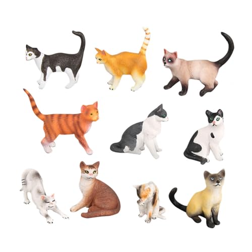 BEBEMOKO 1Satz Katzenmodell Spielzeugset Teiliges Hochwertigen Materialien für Dekoration und Lernspielzeug für Kindergeburtstage REGT Fantasie Vermittelt BEBEMOKO 1Satz Katzenmodell Spielzeugset Teiliges Hochwertigen Materialien für Dekoration und Lernspielzeug für Kindergeburtstage REGT Fantasie Vermittelt von BEBEMOKO