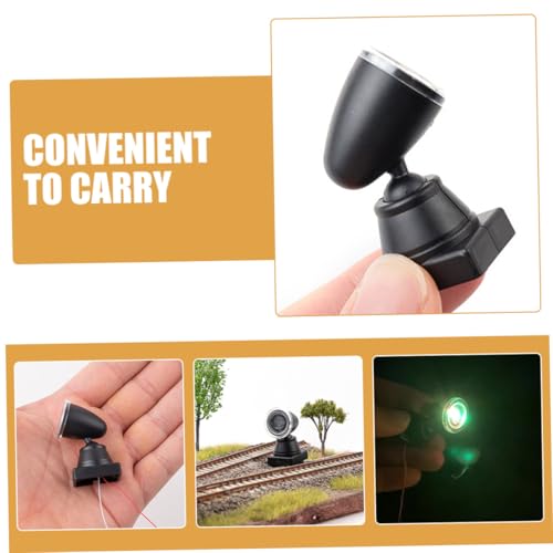 BEBEMOKO 2 Stück Miniatur Signal Lampe Grün für Sandtisch DIY Modellbau LED Licht Miniaturstrahler Landschaftsdekor Eisenbahn Zubehör für Modelleisenbahn und Miniaturhäuser BEBEMOKO 2 Stück Miniatur Signal Lampe Grün für Sandtisch DIY Modellbau LED Licht Miniaturstrahler Landschaftsdekor Eisenbahn Zubehör für Modelleisenbahn und Miniaturhäuser von BEBEMOKO