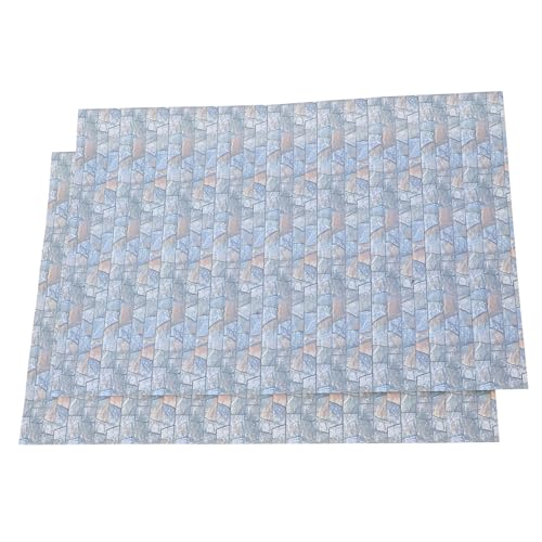 BEBEMOKO 2 Stück Puppenhaus-Tapete klebrige Kugel Ziegel Aufkleber Puppenhaus Miniaturhaus niedliche Aufkleber Kleiderbügel Outdoor Haus Ziegel Wandaufkleber Haus BEBEMOKO 2 Stück Puppenhaus-Tapete klebrige Kugel Ziegel Aufkleber Puppenhaus Miniaturhaus niedliche Aufkleber Kleiderbügel Outdoor Haus Ziegel Wandaufkleber Haus von BEBEMOKO
