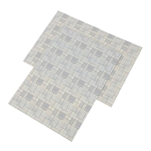 BEBEMOKO 2 x Puppenhaus-Tapetenaufkleber, Mini-Wandaufkleber, abziehen und aufkleben, Mini-Wandaufkleber zum Abziehen und Aufkleben, Mini-Wandaufkleber, Puppenhaus-Dekoration BEBEMOKO 2 x Puppenhaus-Tapetenaufkleber, Mini-Wandaufkleber, abziehen und aufkleben, Mini-Wandaufkleber zum Abziehen und Aufkleben, Mini-Wandaufkleber, Puppenhaus-Dekoration von BEBEMOKO