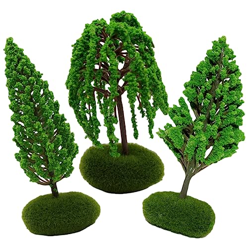 BEBEMOKO 3Stücke Diorama Bäume für DIY Landschaftsdekoration Künstliche Bäume für Modelleisenbahn und Architektur für Sandtischgestaltung und Szenenlayouts BEBEMOKO 3Stücke Diorama Bäume für DIY Landschaftsdekoration Künstliche Bäume für Modelleisenbahn und Architektur für Sandtischgestaltung und Szenenlayouts von BEBEMOKO