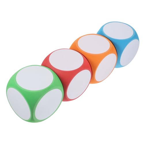 BEBEMOKO 4 Stück Blanko Schaumstoffwürfel Trocken Abwischbarer Würfel Löschbare Würfel Spielzeugwürfel Schreiben Abgerundete Schaumstoffwürfel Zahlen DIY Blanko Würfel Trocken BEBEMOKO 4 Stück Blanko Schaumstoffwürfel Trocken Abwischbarer Würfel Löschbare Würfel Spielzeugwürfel Schreiben Abgerundete Schaumstoffwürfel Zahlen DIY Blanko Würfel Trocken von BEBEMOKO