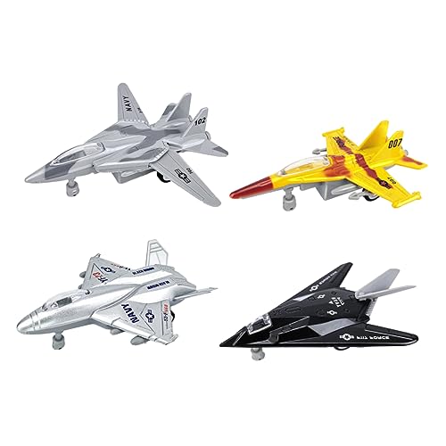 BEBEMOKO 4 Stück Teiliges Alloy Fighter Modellflugzeug Inertialflugzeug für für Geburtstage und Feiertage Sammlungen und Partys BEBEMOKO 4 Stück Teiliges Alloy Fighter Modellflugzeug Inertialflugzeug für für Geburtstage und Feiertage Sammlungen und Partys von BEBEMOKO