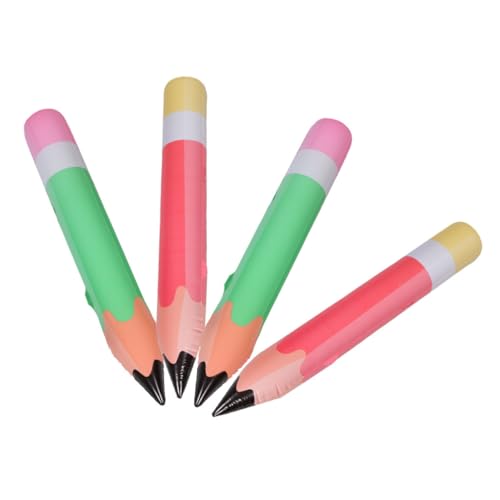 BEBEMOKO 4 Stück Teiliges PVC Aufblasbares Bleistiftset Große Schulanfangs Dekoration Langlebig Einfach Aufzuhängen Bunte Klassenraum Party Luftballons Grün Rot BEBEMOKO 4 Stück Teiliges PVC Aufblasbares Bleistiftset Große Schulanfangs Dekoration Langlebig Einfach Aufzuhängen Bunte Klassenraum Party Luftballons Grün Rot von BEBEMOKO
