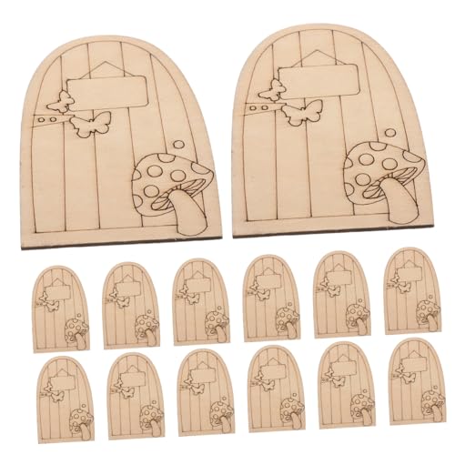BEBEMOKO 50pcs Märchen Tür Kit Wichtel Gartentür Miniatur Tür Mini Feentür Feengarten Miniatur Feentür Basteln Feentür Miniatur Puppenhaus Tür Mini Tür Beige Holz BEBEMOKO 50pcs Märchen Tür Kit Wichtel Gartentür Miniatur Tür Mini Feentür Feengarten Miniatur Feentür Basteln Feentür Miniatur Puppenhaus Tür Mini Tür Beige Holz von BEBEMOKO