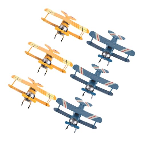 BEBEMOKO 6 Stück Teiliges Retro Flugzeug Hängedekor aus Metall Vintage Modell Leichte Eisen Flugzeug Deko für Kinderzimmer Klassenzimmer Party und Kreative Wohnraumgestaltung BEBEMOKO 6 Stück Teiliges Retro Flugzeug Hängedekor aus Metall Vintage Modell Leichte Eisen Flugzeug Deko für Kinderzimmer Klassenzimmer Party und Kreative Wohnraumgestaltung von BEBEMOKO