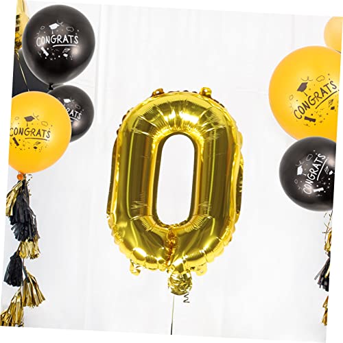 BEBEMOKO Graduationsballon mit Dekorativen Aluminiumfolie Ballons in Stern und Herzform Schwarz Goldene Abschlussfeier Dekoration für Klassenraum Einfach zu Montieren für Abi Party und BEBEMOKO Graduationsballon mit Dekorativen Aluminiumfolie Ballons in Stern und Herzform Schwarz Goldene Abschlussfeier Dekoration für Klassenraum Einfach zu Montieren für Abi Party und von BEBEMOKO