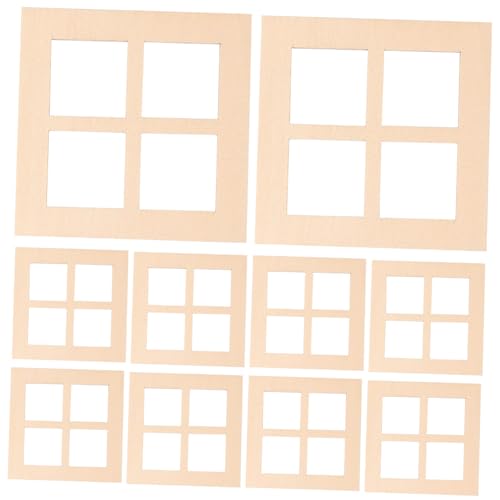 Mini-Möbelmodell, keine Fee, Puppenhaus, Kleeblatt, Drahtkranz, Rahmen, Spitze, Braut, Puppenhaus, Fenster, , verzierte Tasche, Endstücke für Gardinenstangen, Abschlussball, Beige, Holz, Mini-Möbelmodell, keine Fee, Puppenhaus, Kleeblatt, Drahtkranz, Rahmen, Spitze, Braut, Puppenhaus, Fenster, , verzierte Tasche, Endstücke für Gardinenstangen, Abschlussball, Beige, Holz, von BEBEMOKO