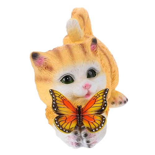 BEBEMOKO Realistische Simulation Katzenfigur Harz Simuliertes Tiermodell Künstliches Katzenmodell BEBEMOKO Realistische Simulation Katzenfigur Harz Simuliertes Tiermodell Künstliches Katzenmodell von BEBEMOKO