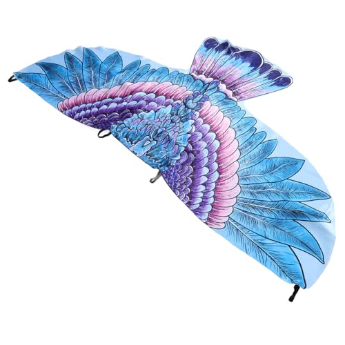 BEBEMOKO Realistischer Adlerflügel Umhang für Erwachsene Leichtes Komfortables Vogelflügel Kostüm für Halloween Karneval Cosplay Party Detailreiches Design Auffälliges Festival Accessoire von BEBEMOKO