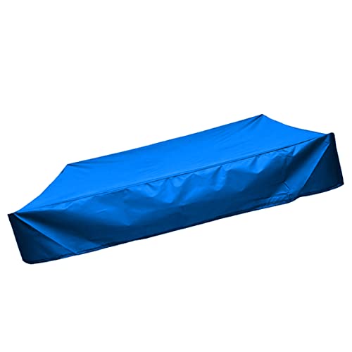 BEBEMOKO Sandkastenabdeckung für Quadratische Gartenabdeckung Blau Staubdicht für Sandkästen und Kleine Schützt und Verschmutzung von BEBEMOKO