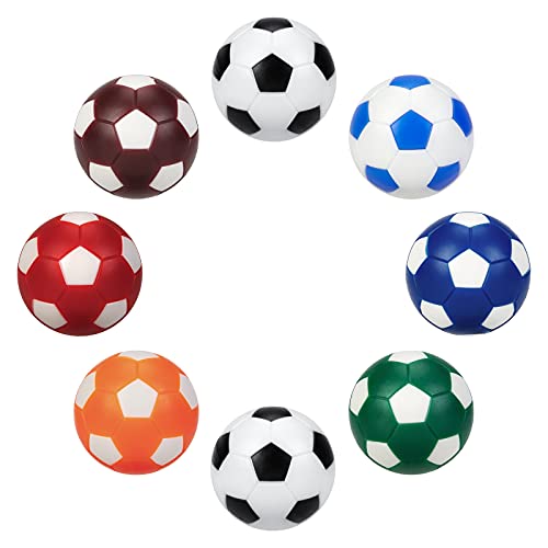 BEBUPO Tischfußball Kickerbälle 8 Stück,Tischfussball bälle Ersatzbälle 32mm Mini Tischkicker bälle Fußballspiel für Erwachsene und Kinder von BEBUPO