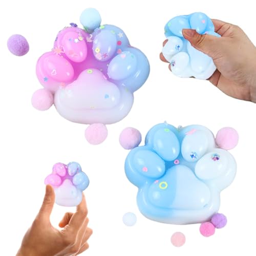 BECHS 2 Stück Squishy Cat Paw Squeeze Toy Süße Weiche Katzenpfoten Quetsch Spielzeuge Quetschspielzeug Große Katzenpfoten Cat Paw Anti Stress Bälle Geeignet Für Kinder Und Erwachsene Für Stressabbau BECHS 2 Stück Squishy Cat Paw Squeeze Toy Süße Weiche Katzenpfoten Quetsch Spielzeuge Quetschspielzeug Große Katzenpfoten Cat Paw Anti Stress Bälle Geeignet Für Kinder Und Erwachsene Für Stressabbau von BECHS