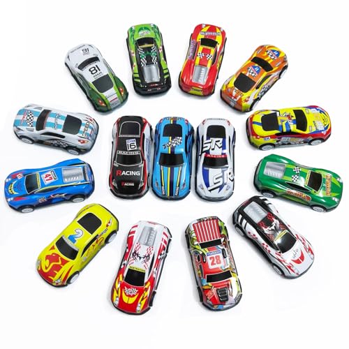 BECILES 15 Stück Stunt Spielzeugauto Legierung, Kleine Spielzeugautos, Spielzeugautos Set,Zurückziehen Spielzeugautos Metall,Mini Spielzeug Autos für das Lernspiel von Kleinkindern(Gemischter Stil) BECILES 15 Stück Stunt Spielzeugauto Legierung, Kleine Spielzeugautos, Spielzeugautos Set,Zurückziehen Spielzeugautos Metall,Mini Spielzeug Autos für das Lernspiel von Kleinkindern(Gemischter Stil) von BECILES