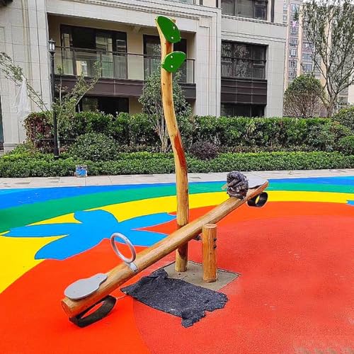 BEDOIN Kinder-Doppellaufstelzen aus Holz, gelbe Birne Massivholz korrosionsbeständig Kindergarten Massivholz Balance Holz Outdoor-Sensorik-Integrationstraining, Kinderspielplatzanlagen A1 von BEDOIN
