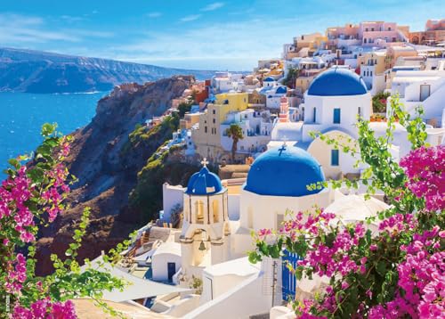 BEDUKE Puzzle für Erwachsene, 1000 Teile, dick, stabil, präzise, ineinandergreifend, Santorini, Griechenland, 1000 Teile, Puzzle ab 14 Jahren, Familienspiel BEDUKE Puzzle für Erwachsene, 1000 Teile, dick, stabil, präzise, ineinandergreifend, Santorini, Griechenland, 1000 Teile, Puzzle ab 14 Jahren, Familienspiel von BEDUKE