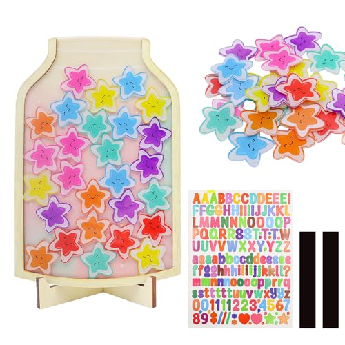 BEELUKY Belohnungsglas Kinder Personalisiertes Belohnungsglas Klassenzimmer Belohnungsglas Reward Jar Belohnungssystem Kinder für den Hausunterricht zur Förderung Gebrauch zu Hauseund der BEELUKY Belohnungsglas Kinder Personalisiertes Belohnungsglas Klassenzimmer Belohnungsglas Reward Jar Belohnungssystem Kinder für den Hausunterricht zur Förderung Gebrauch zu Hauseund der von BEELUKY