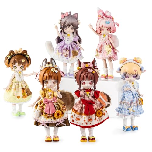 BEEMAI Minty Fantasy Forest Series Einzelbox (enthält 1 Figur), 1/12 BJD Blind Box Niedliche Figuren Sammlerstücke Geburtstagsgeschenk von BEEMAI