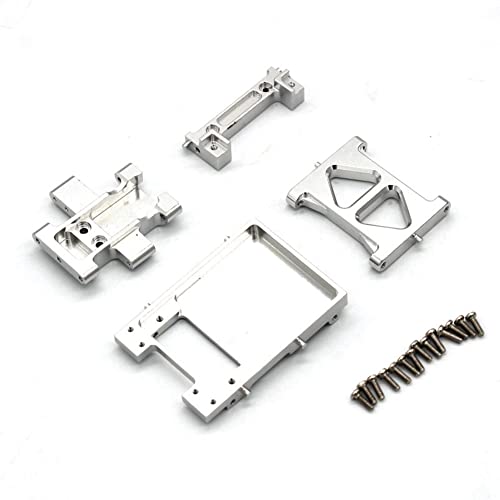 BEEOFICEPENG FüR FMS 1/18 FIRE Horse Metal Beam Servo Bracket Gearbox Mount RC Car Upgrades Parts,4 von BEEOFICEPENG