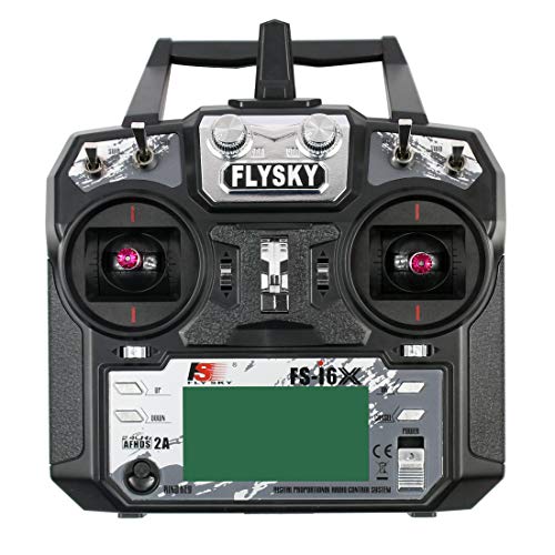 Flysky Original FS-i6X 2-4GHz 10CH Sender RX mit i-Bus IA6B / IA10B / X6B Empfänger für RC Quadcopter Flugzeugdrohne (with IA6B RX) von BEESCLOVER