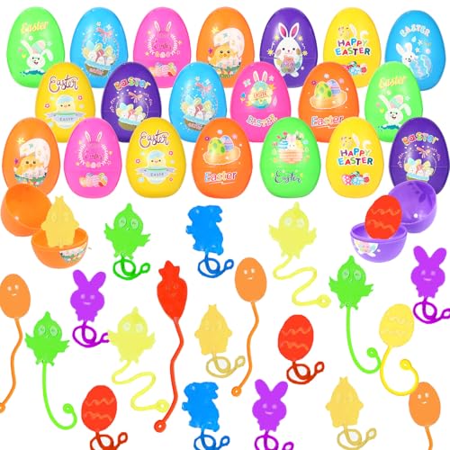 BEIGUO 24-teiliges Ostereier und Figuren-Set für Osterkörbe BEIGUO 24-teiliges Ostereier und Figuren-Set für Osterkörbe von BEIGUO