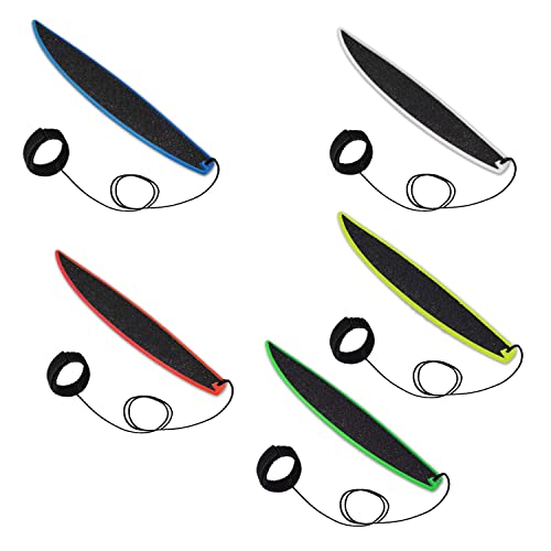 5er-Pack Surfbretter, Finger-Surfbretter, Mini-Surfbretter, tragbar, kreatives Fingerspitzen-Spielzeug für Kinder, Teenager, Erwachsene, Surfen jederzeit und überall (blau, grün, gelb, rot, weiß) 5er-Pack Surfbretter, Finger-Surfbretter, Mini-Surfbretter, tragbar, kreatives Fingerspitzen-Spielzeug für Kinder, Teenager, Erwachsene, Surfen jederzeit und überall (blau, grün, gelb, rot, weiß) von BEIIEB