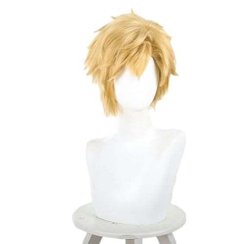 Akeuraji Cosplay Perücke Kurz Stachelig Orange-blond Haar Accessoire Unisex für Party Halloween Weihnachten Akeuraji Cosplay Perücke Kurz Stachelig Orange-blond Haar Accessoire Unisex für Party Halloween Weihnachten von BELEB