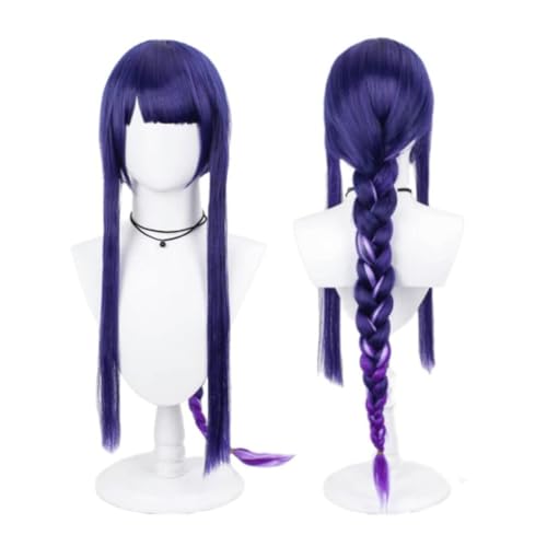 Anime Beelzebul/Raiden Shogun Cosplay Perücke, Frauen Breite Pferdeschwanz Lange Haare Perücken Für Halloween Kostüm Party Accessories, Cosplay-Ereignis, Anime-Show Anime Beelzebul/Raiden Shogun Cosplay Perücke, Frauen Breite Pferdeschwanz Lange Haare Perücken Für Halloween Kostüm Party Accessories, Cosplay-Ereignis, Anime-Show von BELEB
