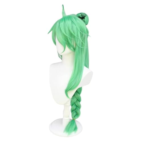 Anime Cosplay Baizhu Perücke, Frauen Grün Lange Pferdeschwanz Haar Perücken für Halloween Kostüm Party Zubehör Anime Cosplay Baizhu Perücke, Frauen Grün Lange Pferdeschwanz Haar Perücken für Halloween Kostüm Party Zubehör von BELEB