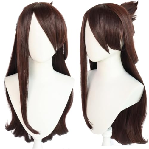 Anime Cosplay Beidou Perücke, Frauen Dunkelbraun Lange Haare Perücken für Halloween Kostüm Party Accesorios Anime Cosplay Beidou Perücke, Frauen Dunkelbraun Lange Haare Perücken für Halloween Kostüm Party Accesorios von BELEB