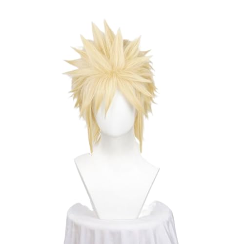 Anime Cosplay Cloud Strife Perücke, Goldene Lange Perücken Für Halloween, Party, Karneval, Nachtleben, Konzerte, Hochzeiten Anime Cosplay Cloud Strife Perücke, Goldene Lange Perücken Für Halloween, Party, Karneval, Nachtleben, Konzerte, Hochzeiten von BELEB