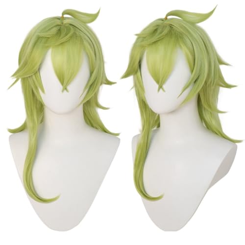 Anime Cosplay Collei Perücke, Frauen hellgrünes Haar Perücken für Halloween Kostüm Party Accesorios Anime Cosplay Collei Perücke, Frauen hellgrünes Haar Perücken für Halloween Kostüm Party Accesorios von BELEB