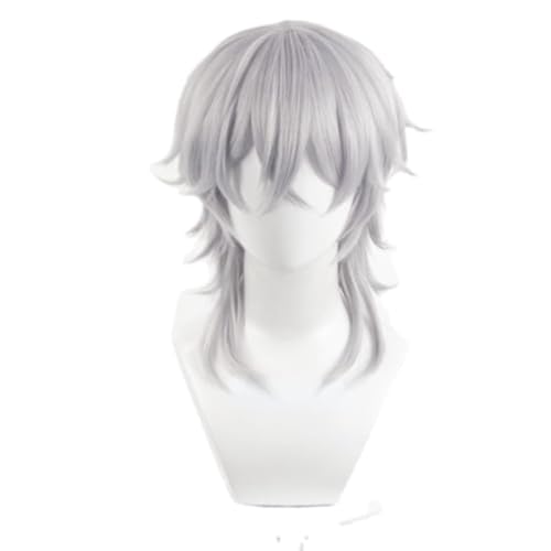 Anime Cosplay Fukuzawa Yukichi Perücke, Grau Hitzebeständig Synthetisch Halloween Party Zubehör Anime Cosplay Fukuzawa Yukichi Perücke, Grau Hitzebeständig Synthetisch Halloween Party Zubehör von BELEB