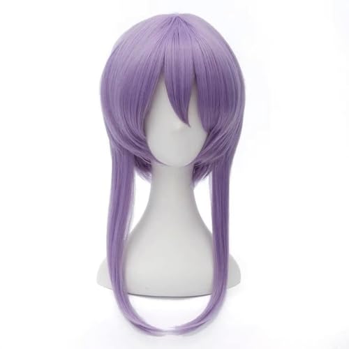 Anime Cosplay Hiiragi Shinoa Lavendel Lila Kurze Haare Perücken Rollenspiel Perücken Für Party Halloween von BELEB
