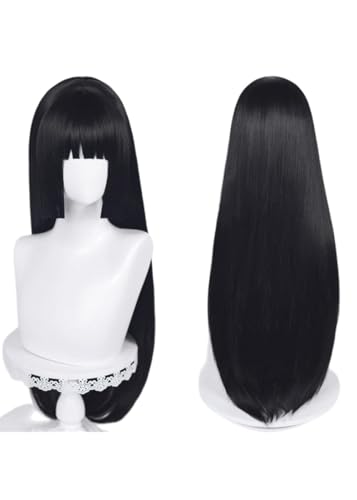 Anime Cosplay Jabami Yumeko Perücke, Schwarzes Langes Glattes Haar Rollenspiel Perücken Für Halloween Kostüm Party Anime Cosplay Jabami Yumeko Perücke, Schwarzes Langes Glattes Haar Rollenspiel Perücken Für Halloween Kostüm Party von BELEB