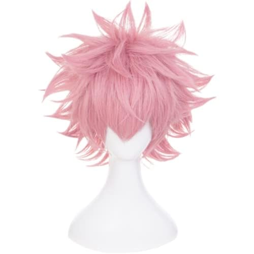 Anime Cosplay Kostüm Ashido Mina Perücke, Hitzebeständige Synthetische Rosa Kurze Perücken Für Halloween, Party, Karneval, Nachtleben, Konzerte, Hochzeiten Anime Cosplay Kostüm Ashido Mina Perücke, Hitzebeständige Synthetische Rosa Kurze Perücken Für Halloween, Party, Karneval, Nachtleben, Konzerte, Hochzeiten von BELEB